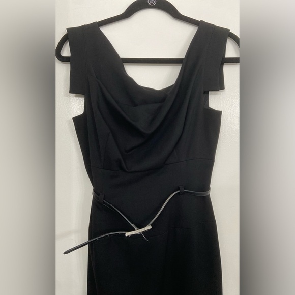 Black Halo Classic Jackie O Sheath Dress Black Size 4 - Picture 5 of 13